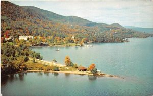 Aerial View Lake George, New York