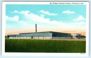 PARAGOULD, Arkansas AR ~ ELY WALKER GARMENT FACTORY c1940s Linen Postcard