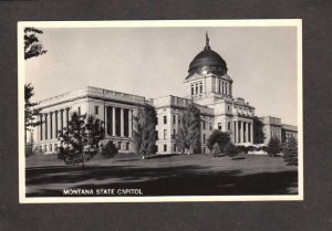 MT Montana State Capitol Building Helena Montana RPPC Real Photo Postcard