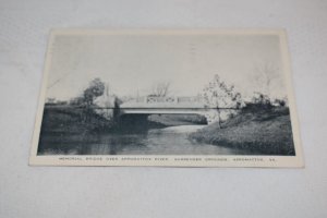Memorial Bridge over Appomattox River, Surrender Grounds Virginia Postcard