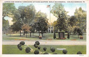 Campus View, Commanding Officers Quarters World War Memorial - Carlisle, Penn...