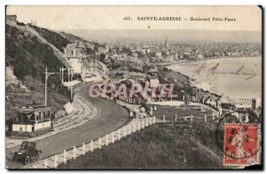 Old Postcard Sainte Adresse Boulevard Felix Faure