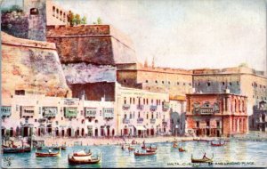 Postcard Malta Tuck 7021 Series II - The Custom House