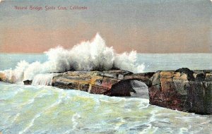 SANTA CRUZ CALIFORNIA~SURF AT NATURAL BRIDGE~LOT OF 3 DIFFERENT 1910s POSTCARD