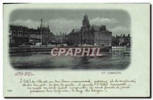 Postcard Old Hall Quay Great Yarmouth