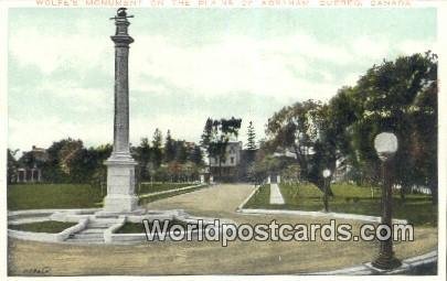 Wolfe's Monument on the Plains of Abraham Quebec Canada Unused 