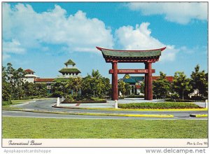 Entrance International Bazaar Shopping Area Freeport Bahamas