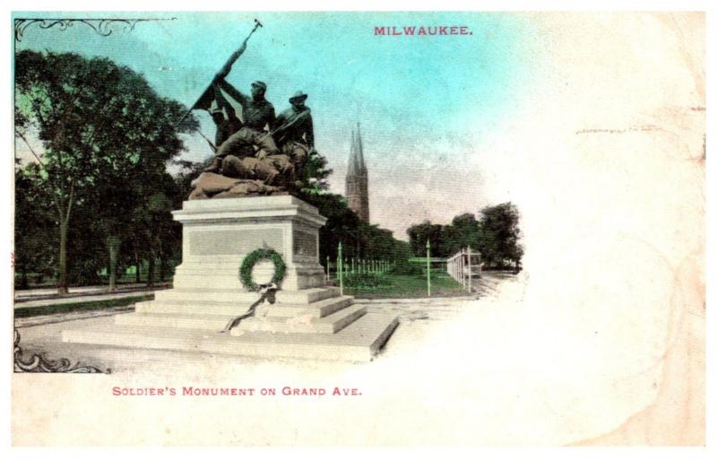 Wisconsin  Milwaukee , Soldier's Monument on Grand Ave