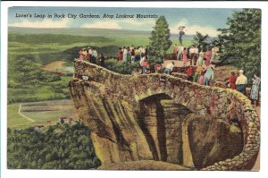 Lookout Mountain, TN - Lover's Leap in Rock City Gardens - 1950