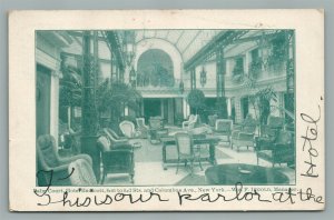 NEW YORK NY HOTEL ENDICOTT 81st STREET ANTIQUE POSTCARD