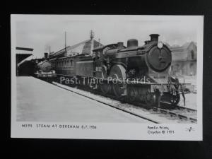 Steam Loco LNER 8032 STEAM TRAIN AT DEREHAM STATION RP PC Pamlin Print M595