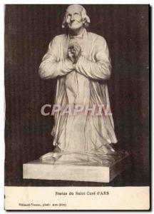 Old Postcard Statue of the Holy Cure of Ars