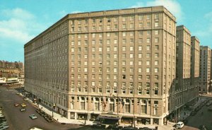 Vintage Postcard Statler Hilton Hotel The Best Of Boston Hilton Park Square MA