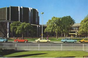 Christchurch Town Hall NZ New Zealand Old Cars Unused Vintage Postcard D22