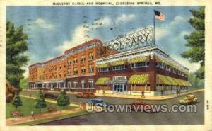 McCleary Clinic and Hospital - Excelsior Springs, Missouri MO Postcard