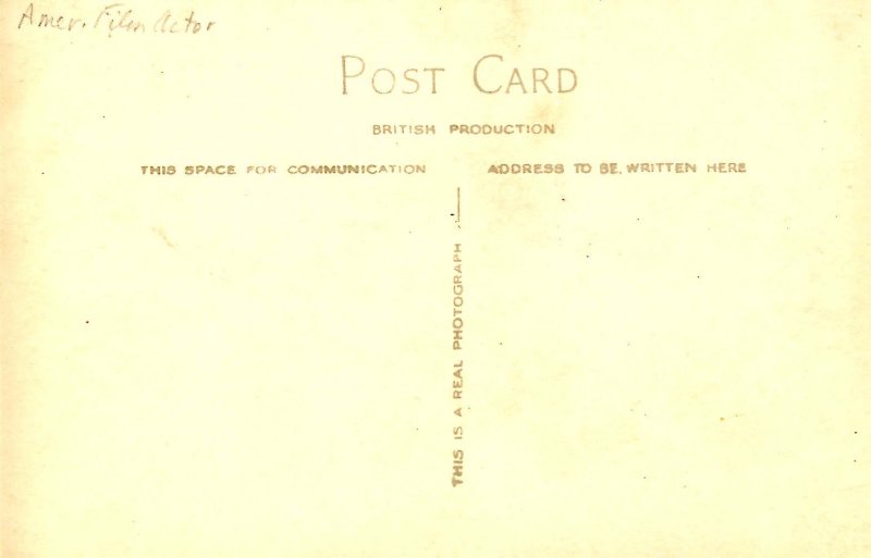 Edward G. Robinson, American Film Actor.  *RPPC