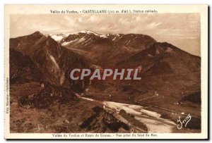 Old Postcard Vallee Du Verdon Castellane Summer Station Vallee du Verdon and ...