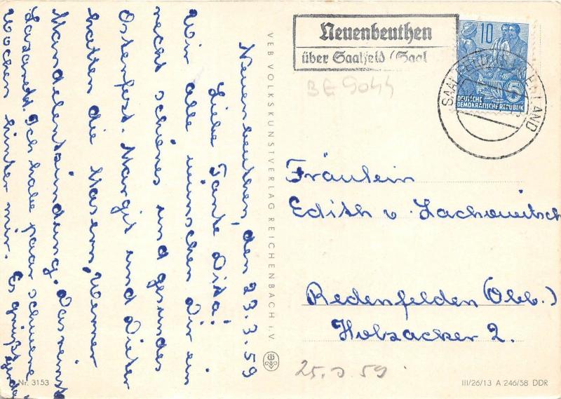 BG9044 rabbit humanized chick egg   ostern easter greetings germany