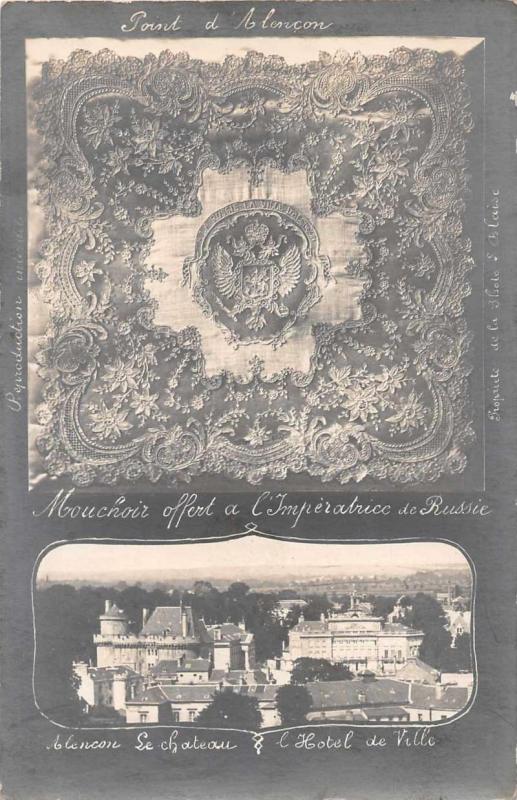 Alencon France Hotel Real Photo Antique Postcard J50010