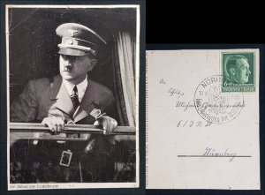 GERMAN EMPIRE 3rd THIRD REICH PROPAGANDA - HITLER NÜRNBERG REICHSPARTEITAG 1938