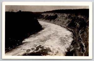 Niagara Falls The Great Whirlpool Rapids Real Photo Postcard Y23