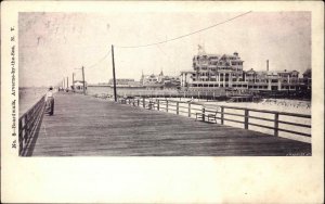 Arverne by Sea Long Island New York NY Boardwalk c1910 Postcard