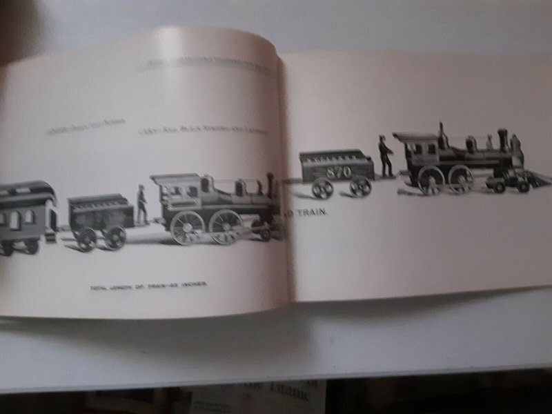 Buffalo Iron & Steel Toys replica 1894 Catalogue Metal Wheeled cars Trains 