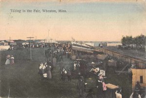 Wheaton Minnesota Taking in the Fair Vintage Postcard AA7517