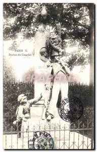 Old Postcard Paris Statue Charlet Soldier Army