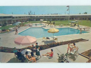 Pre-1980 SWIMMING POOL AT MOTEL Sacramento California CA AE0364