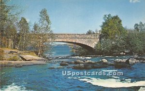 Bog River Falls, Majestic Stone Bridge - Tupper Lake, New York NY  