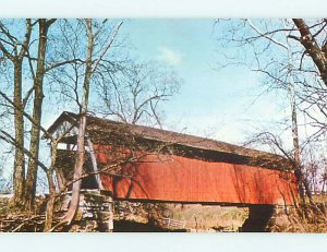 Unused Pre-1980 COVERED BRIDGE Lancaster - Baltimore OH t8115@