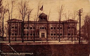 High School Building Bradford, Ohio OH