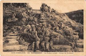 BR92863 rotheneuf les rochers sculptes groupe des rotheneuf postcard  france