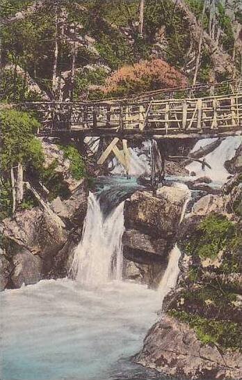 Virginia Hot Springs The Cascade Gorge Albertype