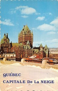 US5051 Canada Quebec Chateau Frontenac en Hiver Castle