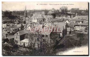 Old Postcard Old Fougeres Fougeres (Vue prize des Vallees)