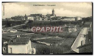 Old Postcard Fuenterrabia Vista General