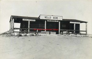 WY, Hell's Acre, Wyoming, RPPC, Post Office Building, Exterior View, Photo