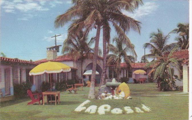 Florida Miami La Posada Motor Hotel 1954