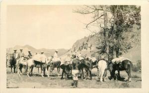 Back Country C-1920s Western Cowboys Outfit RPPC real photo postcard 10609