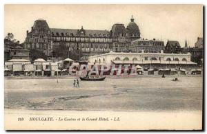 Houlgate Old Postcard The casino and grand hotel