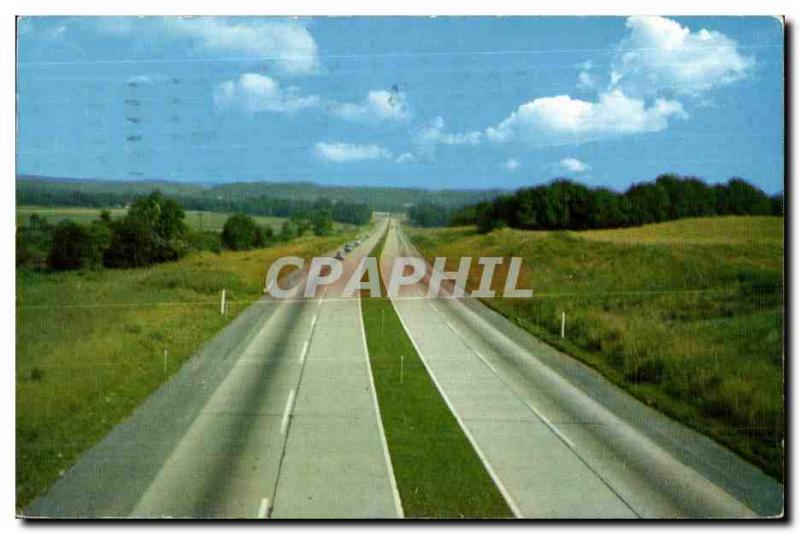 Postcard Old Turnpike Pennsylania The World Most Scenic Highway Overpass and ...