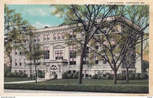 CARTHAGE, Missouri, 1900-1910's; High School