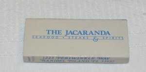 The Jacaranda Sanibel Island Florida Matchbox