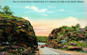 Missouri Lake Of The Ozarks The Cut North Entrance Bagnell Dam U S Highway 54...