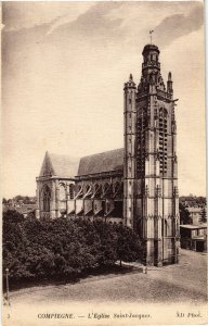 CPA Compiegne L'Eglise Saint-Jacques FRANCE (1013830)