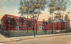 RAYEN SCHOOL YOUNGSTOWN OHIO POSTCARD 1917