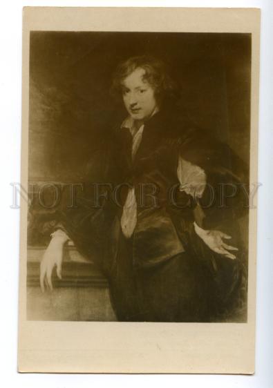 137404 Self-Portrait van DYCK Baroque PAINTER Artist Vintage