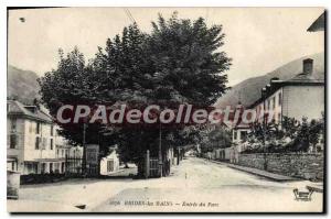 Old Postcard Brides Les Bains Entree Du Parc